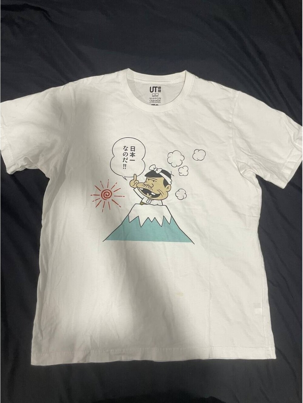 Uniqlo x Nippon Omiyage by Fujio Akatsuka 50th Anniversary Men's T-Shirt Size L